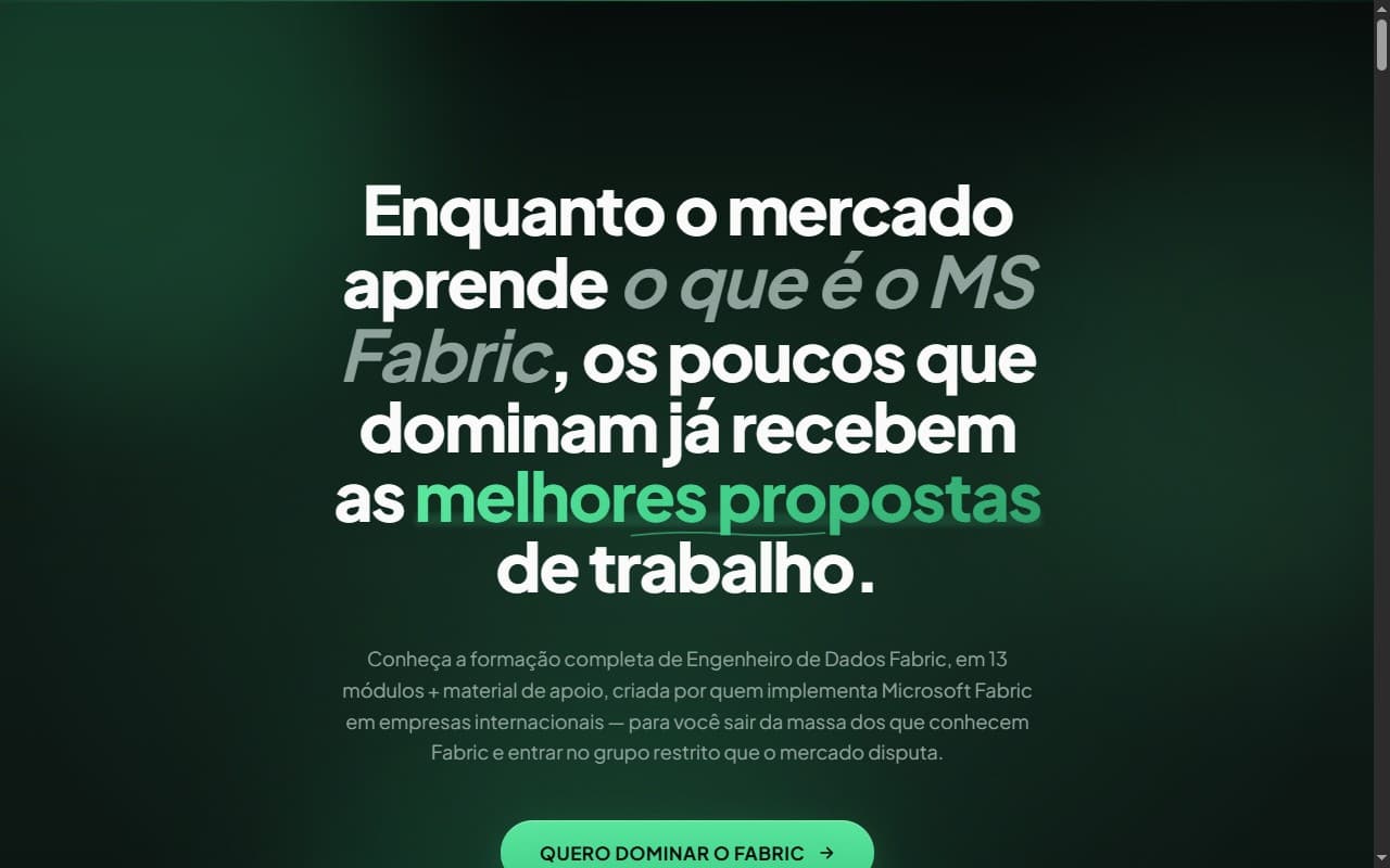 Dominando o Microsoft Fabric preview